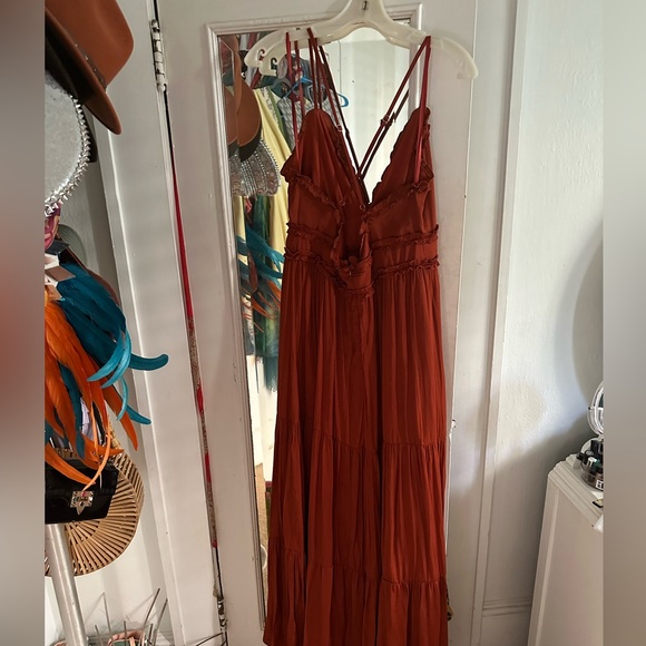 Satin Maxi Dress - Picture 2 of 3